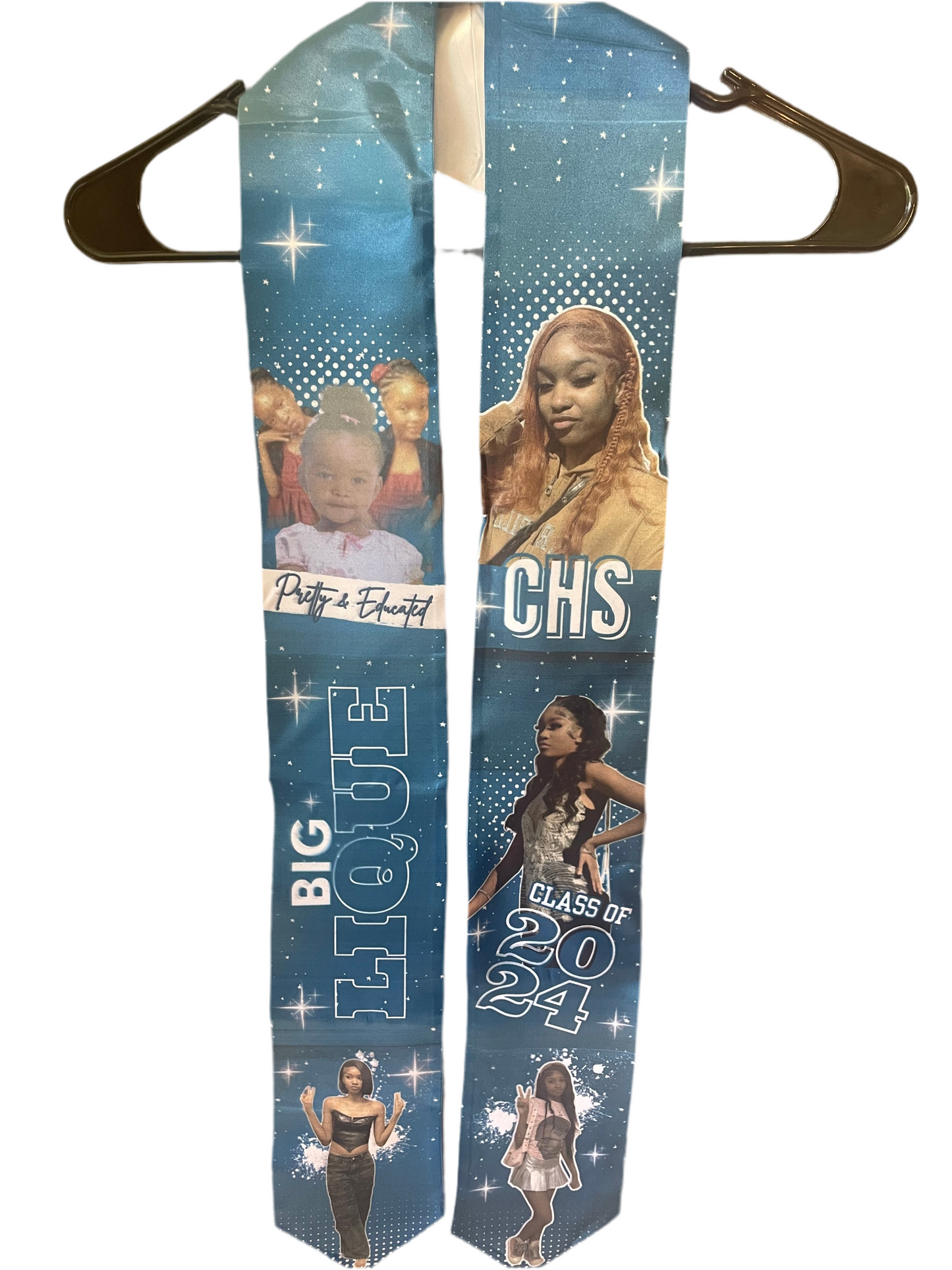 Custom Graduation Stole – Personalized Senior & Graduation Keepsake (60” / 70”)