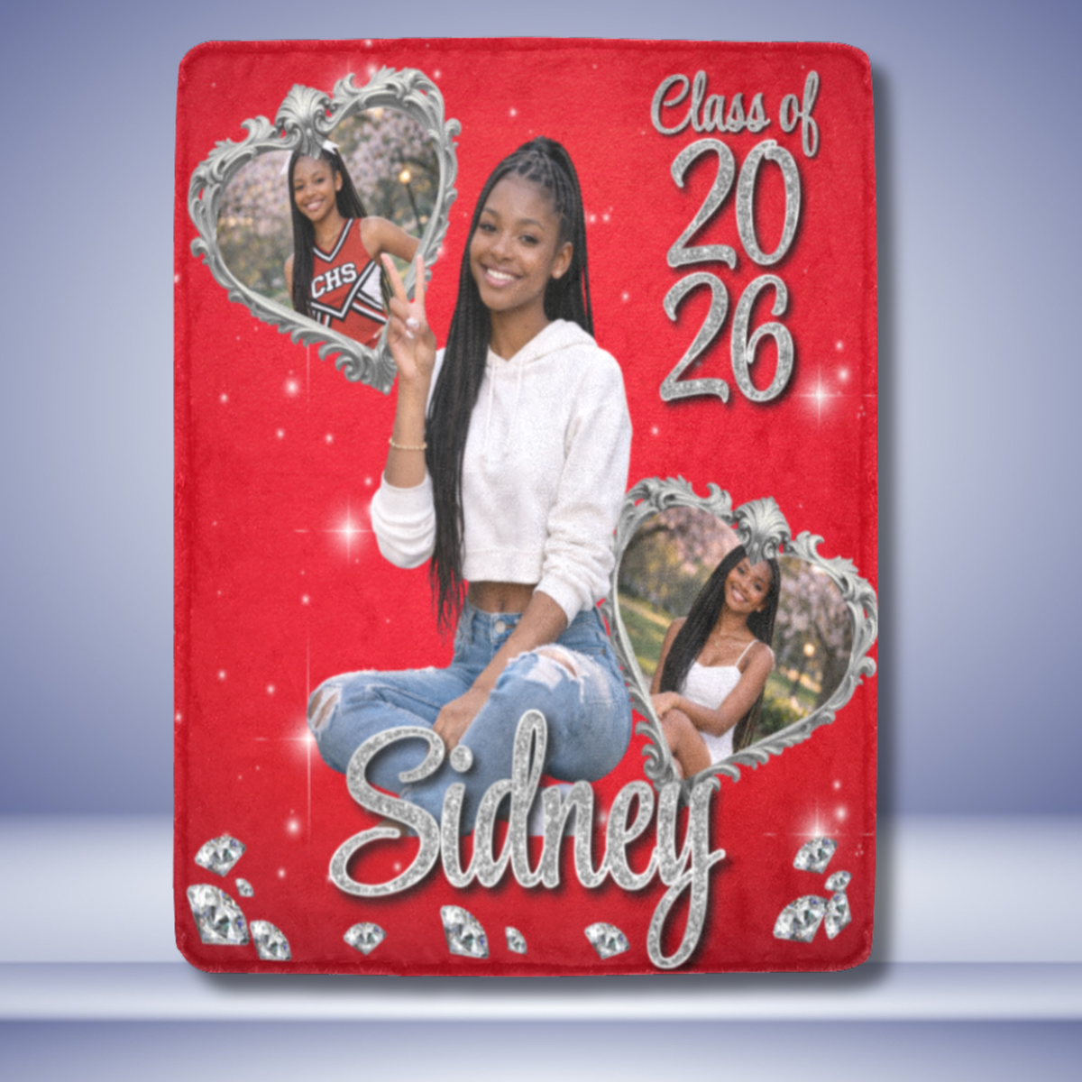 Custom Graduation Ultra Soft Fleece Blanket – Personalized Senior Keepsake (50x60 / 60x80)