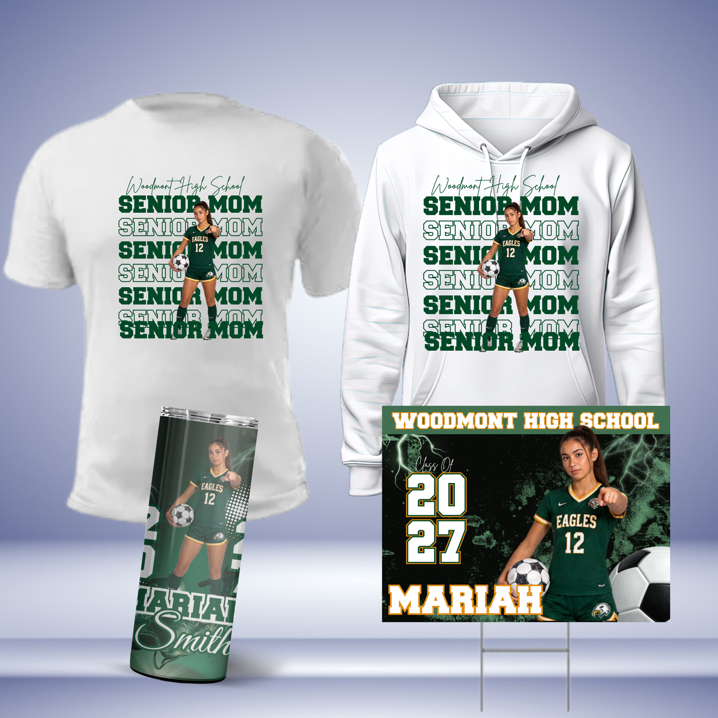 MVP Custom Sports Bundle | Shirt, Hoodie, Tumbler & Yard Sign