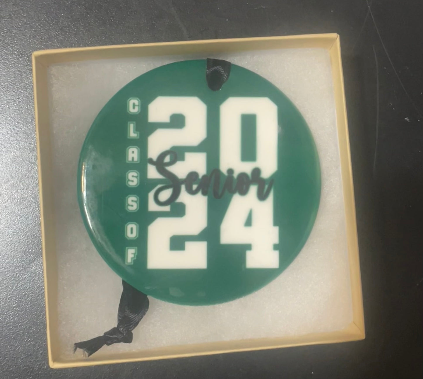 Custom Double-Sided Photo Christmas Ornament