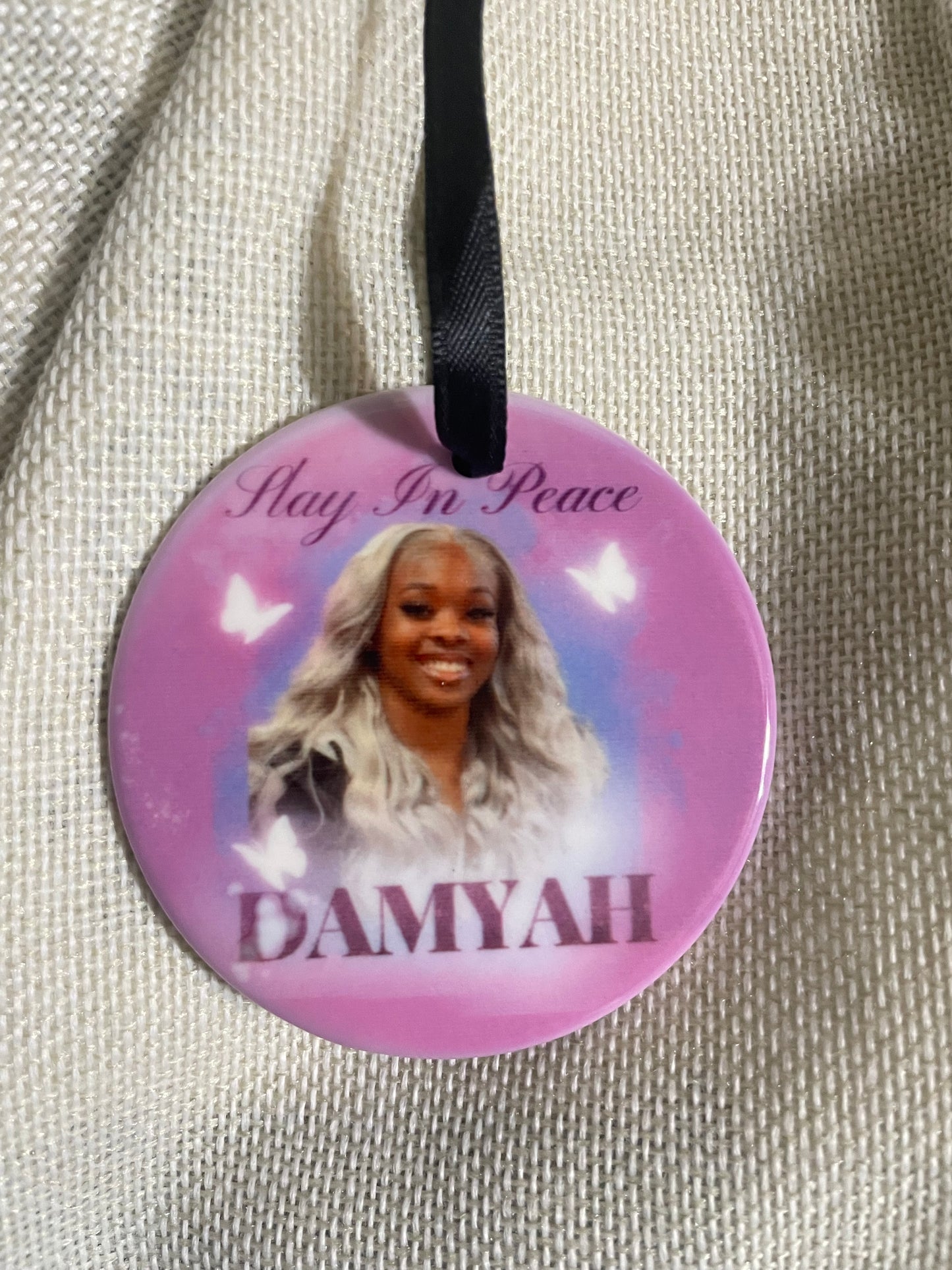 Custom Double-Sided Photo Christmas Ornament
