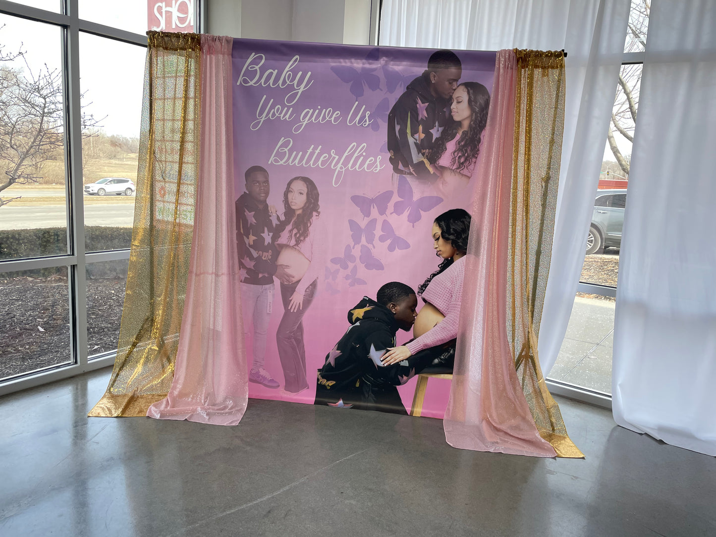 Custom Vinyl Backdrops for Events, Parties & Photoshoots
