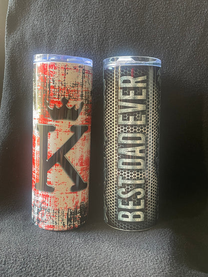 Custom 20 oz Tumbler – Personalized Stainless Steel Travel Cup with Lid & Straw