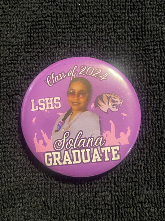 Custom Graduation Button Pins – Senior Photo Keepsakes for the Class of Any Year