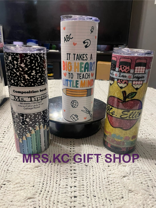 Custom 20 oz Tumbler – Personalized Stainless Steel Travel Cup with Lid & Straw