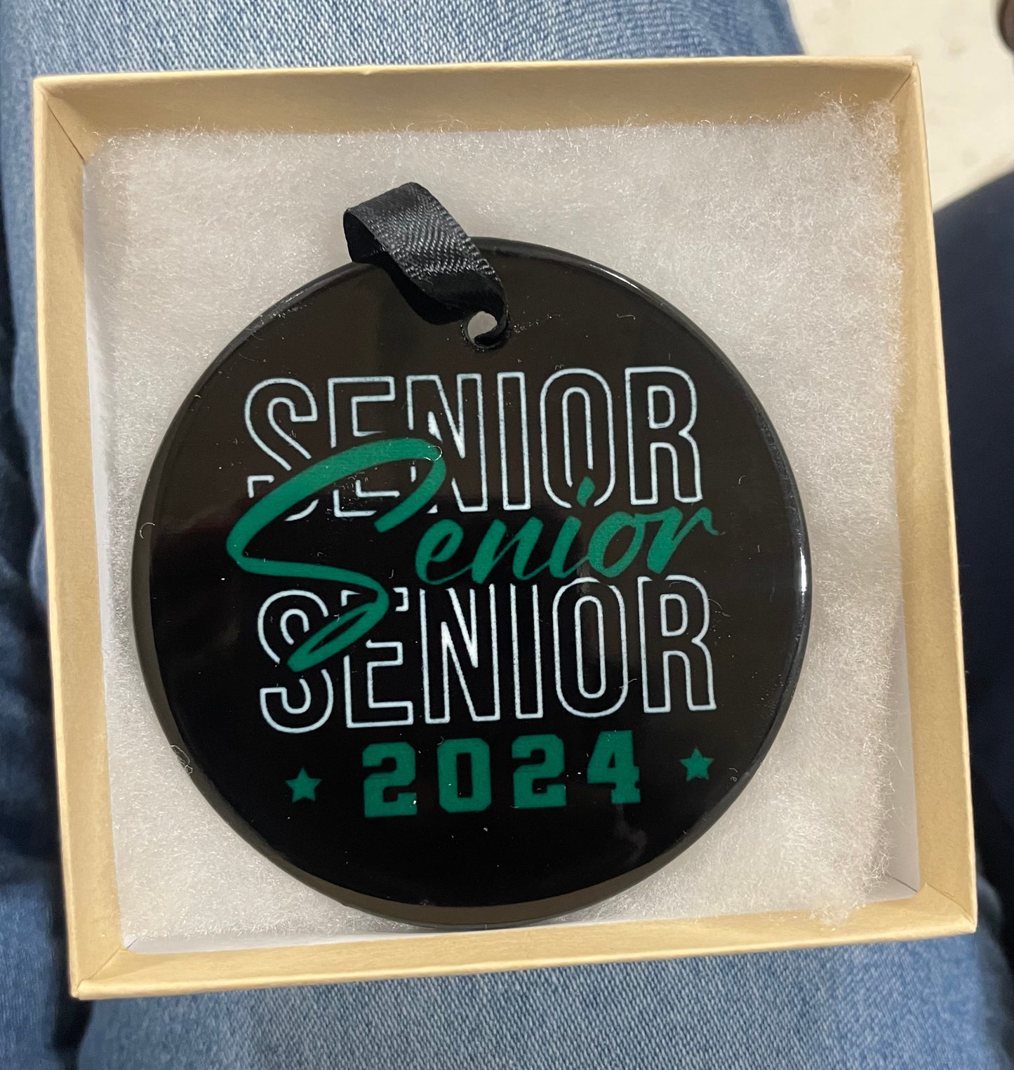 Custom Double-Sided Photo Christmas Ornament
