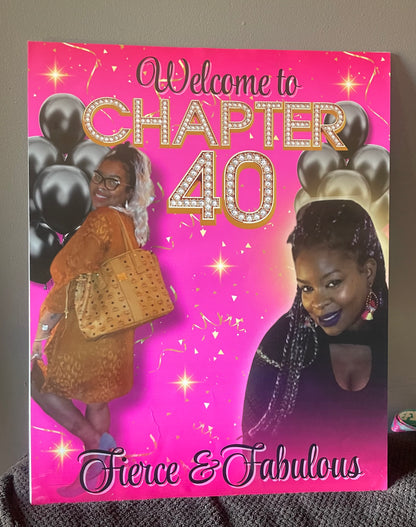 Custom Welcome Sign – Personalized Event Greeting Display