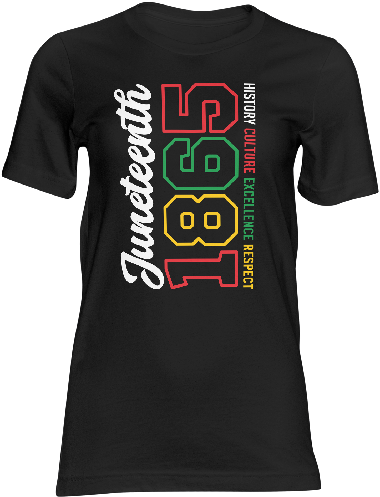 Juneteenth 1865 History Culture Excellence Respect Shirt | Juneteenth Graphic T-Shirt