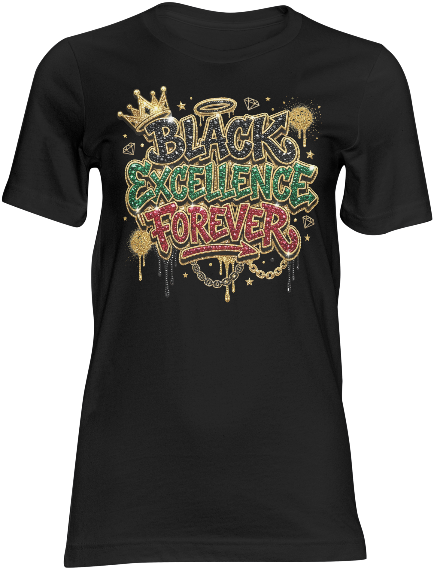 Black Excellence Forever Shirt | Juneteenth Graphic T-Shirt | Afrocentric Pride Tee